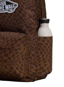 Rucksack Vans Old Skool Tierdruck Braun für Damen und Herren