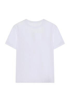 T-shirt Calvin Klein Jeans Bauhaus Logo weiß für Herren