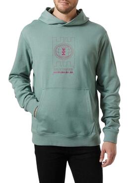 Sweatshirt Helly Hansen Core türkis für Herren.