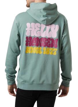 Sweatshirt Helly Hansen Core türkis für Herren.