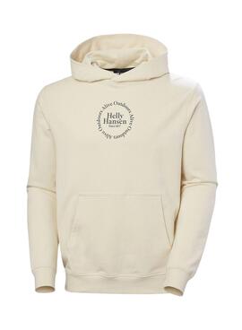 Sweatshirt Helly Hansen Core beige für Herren