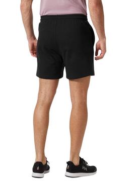 Schwarze Bermuda-Shorts für Herren von Helly Hansen Terry.