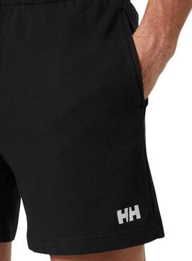 Schwarze Bermuda-Shorts für Herren von Helly Hansen Terry.