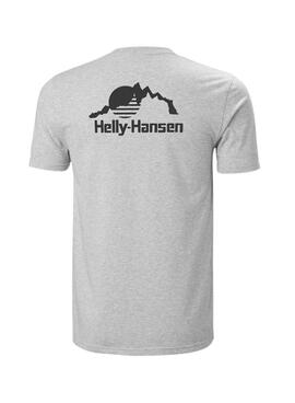 T-Shirt Helly Hansen Nord grau für Herren