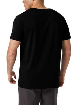 T-Shirt Helly Hansen Shoreline in Schwarz für Herren