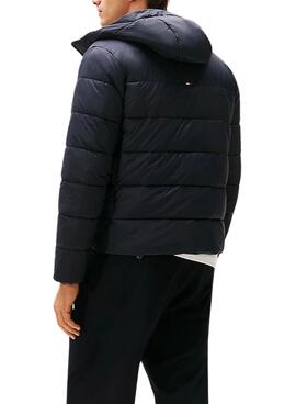 Jacke Tommy Hilfiger Mid Weight Hooded in Marineblau für Herren