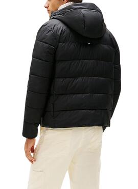 Jacke Tommy Hilfiger Mid Weight Hooded Schwarz für Herren