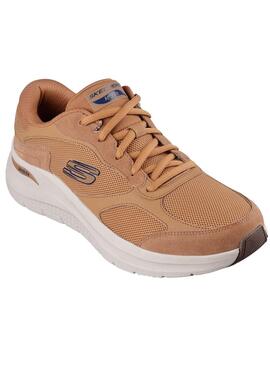 Skechers Arch Fit Turnschuhe in Braun für Herren