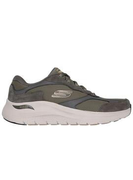 Skechers Arch Fit Turnschuhe in Grün für Herren