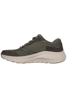 Skechers Arch Fit Turnschuhe in Grün für Herren