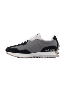 Turnschuhe New Balance U327 schwarz und grau für Herren