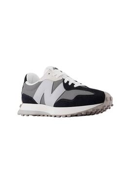 Turnschuhe New Balance U327 schwarz und grau für Herren
