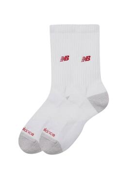 Paket Socken New Balance 2 Paare weiß für Damen und Herren