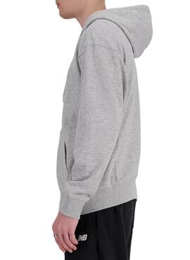 Jacke New Balance Sport grau für Herren