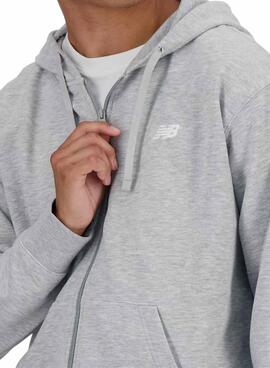 Jacke New Balance Sport grau für Herren