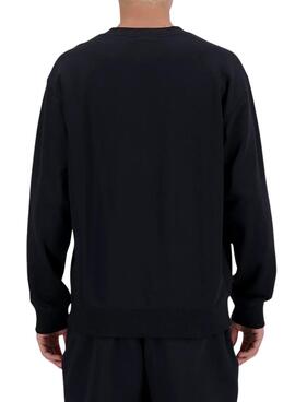 Sweatshirt New Balance Sport schwarz für Herren