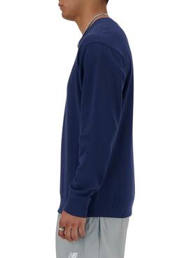 Sudadera New Balance Sport blau für Herren.
