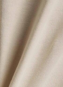 T-Shirt New Balance mit kreisförmigem Logo in Beige für Herren.