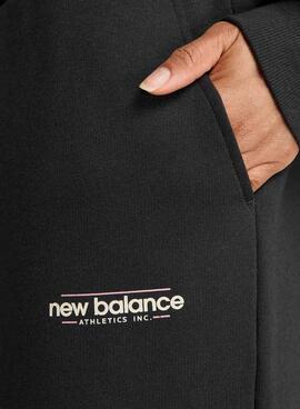 Hose New Balance Reimagined schwarz für Damen