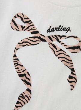 T-shirt Name It Lise Marie weiß für Mädchen