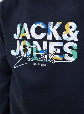 Kapuzenpullover Jack and Jones Geplas Marine Kind