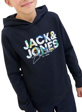 Kapuzenpullover Jack and Jones Geplas Marine Kind