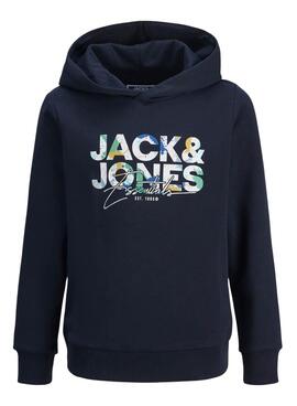Kapuzenpullover Jack and Jones Geplas Marine Kind