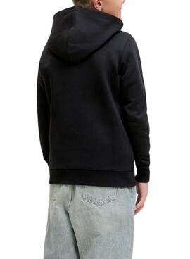 Kapuzenpullover Jack and Jones Geplas schwarz Kinder
