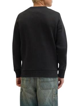 Sweatshirt Jack and Jones Geplas Schwarz für Kinder