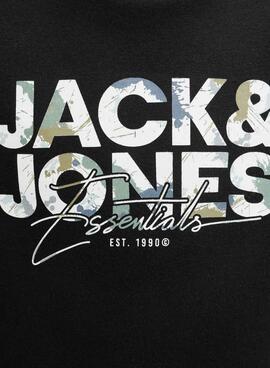 Sweatshirt Jack and Jones Geplas Schwarz für Kinder
