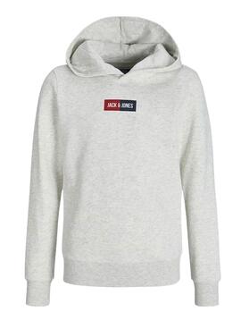 Kapuzenpullover Jack and Jones Pan weiß Junge