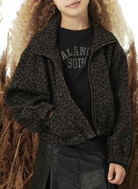 Jacke Name It Lela Leopardenmuster für Mädchen