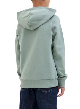 Kapuzenpullover Jack and Jones Geplas grün Kinder