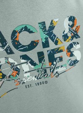 Kapuzenpullover Jack and Jones Geplas grün Kinder