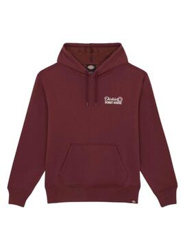 Dickies Donut Kapuzenpullover in Granatrot für Herren