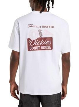 T-Shirt Dickies Burns weiß für Herren