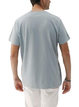 T-Shirt El Pulpo Basic Blau für Herren