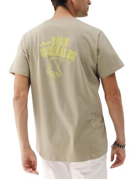 T-Shirt El Pulpo Ice Cream grün für Herren