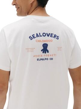 T-Shirt El Pulpo Sealovers weiß für Herren