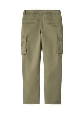 Hose Pepe Jeans Cargo Chase in Grün für Jungen