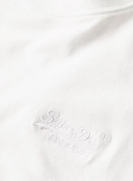 T-Shirt Superdry Essential Logo weiß für Herren