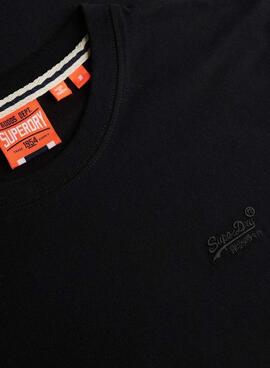 T-Shirt Superdry Essential Logo Schwarz für Herren