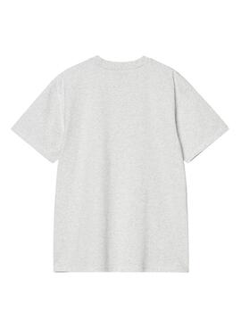 T-shirt Carhartt American Script grau für Herren