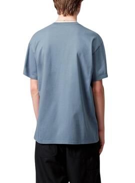 T-shirt Carhartt Chase blau für Herren