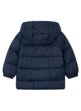 Básico Schulkapuzenjacke von Mayoral in Marineblau für Jungen.
