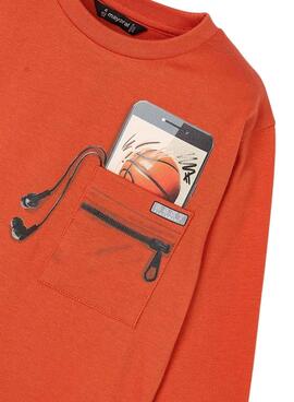 T-shirt m/l Trugbild Orange