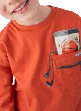 T-shirt m/l Trugbild Orange