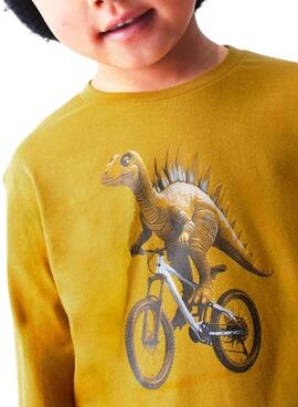 T-shirt Mayoral Dino Senf für Jungen.