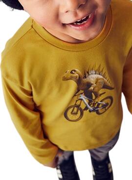 T-shirt Mayoral Dino Senf für Jungen.