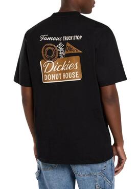T-Shirt Dickies Donut House schwarz für Herren